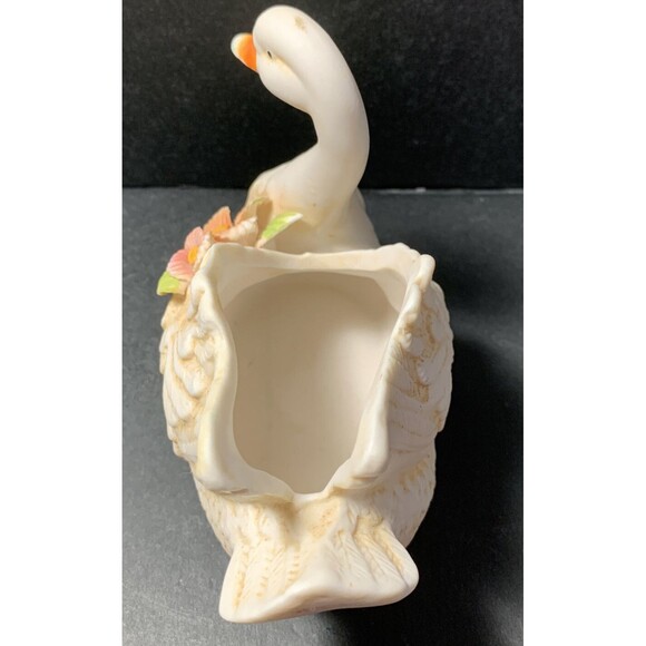 Vintage K's Collection Vera Ceramic Swan Trinket Dish/Planter - Picture 4 of 5